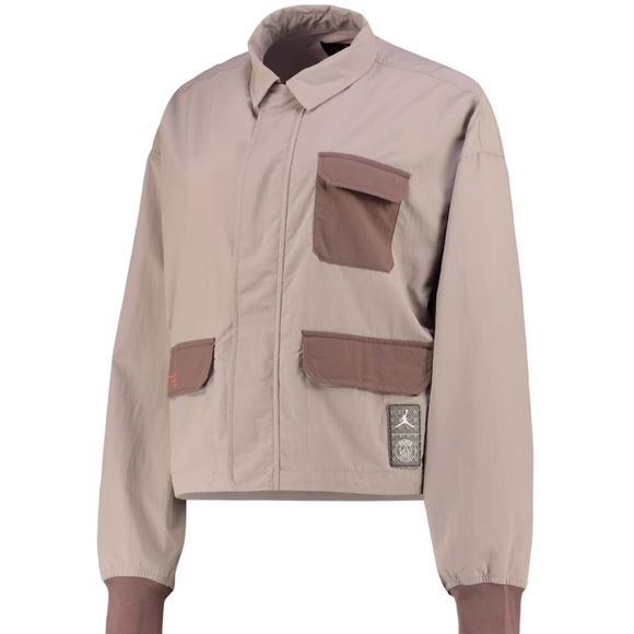 Paris Saint-Germain x Jordan Woven
Jacket Pink Women Cropped Oversized Small - Picture 1 of 12